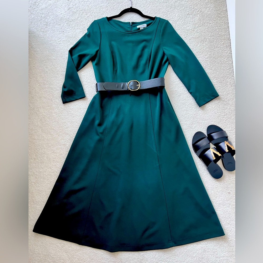 Ck belted midi dress